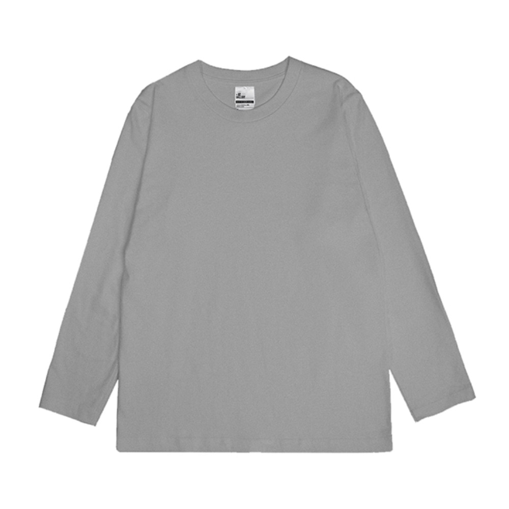 +82GALLERYEssential Long Sleeve Grey T-Shirt 16s